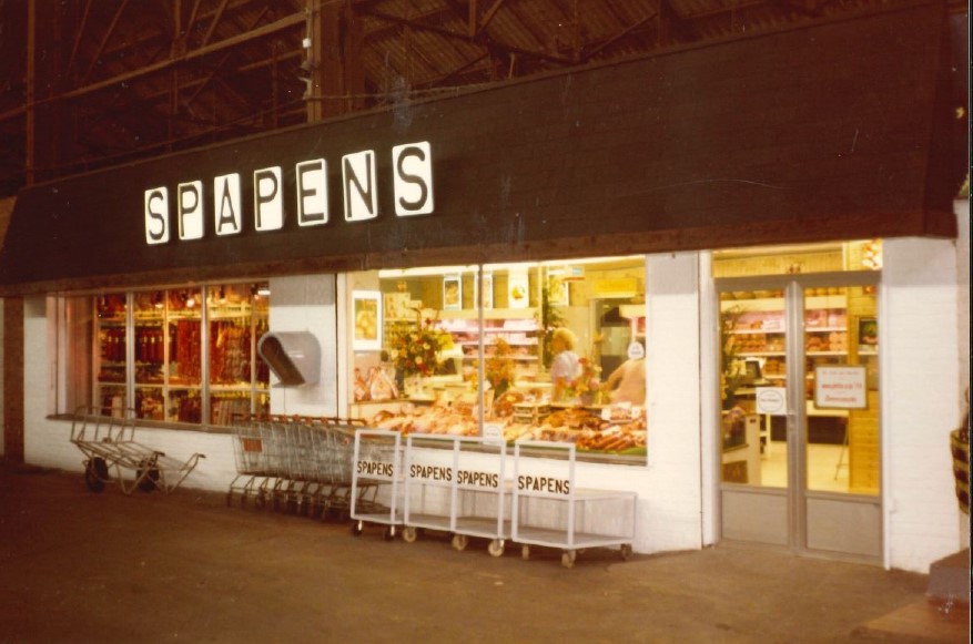 Magasin Spapens dans le début des années 80